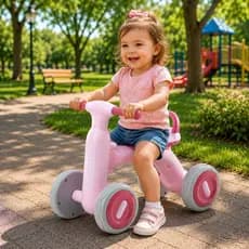 Bicicleta Infantil Rosa Menina Bike Com Rodinhas E Luz Led Aro 12 🚲