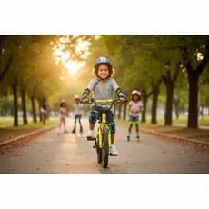 Kit Proteção Infantil 7 Peças Capacete Joelheira Cotoveleira Luvas - Bicicleta Patinete Skate Patins