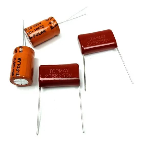Kit 2 Capacitor Corneta Driver + 2 Capacitor Super Tweeter