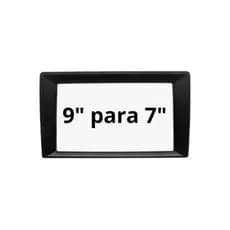Moldura Redutora 9 polegadas para 7 polegadas | Preto