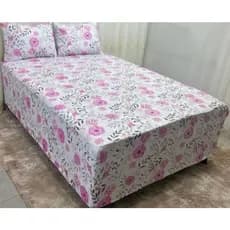 Lençol estampado box conjugado casal 3 peça 0,50cm capa luva segurança e qualidade uso  diário