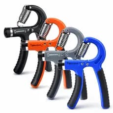 Hand Grip Ajustável 5kg a 60kg Fortalecedor de Mão Antebraço Punho Exercício Fisioterapia Academia