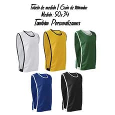 Kit Colete esportivo de Futebol / futsal recreação Infantil 10 Unidades Treino Dry Fit Premium.