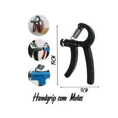 Handgrip Com Mola Ajustável de 5kg A 60kg Para Fisioterapia Diferenciada