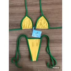 Biquini do Brasil Copa Amarração Cortininha