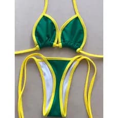 Biquíni fio dental Cortininha do Brasil Copa do Brasil Ajustável