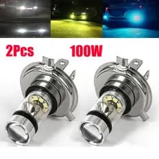 2Pcs Farol de Nevoeiro LED H4 H7 Super Brilhante H8 H9 H11 9005 9006 H1 H3 Lâmpada de Farol Auto 12V Azul Gelo 8000K