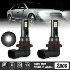 2pcs H8 H9 Led H11 9005 HB3 9006 HB4 Carro 3030 12smd Farol de Nevoeiro Lâmpadas 6000K Branco Auto Lâmpada Dia Correndo