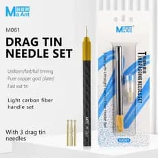MaAnt M061 Agulha De Arrasto De Estanho Banhado A Ouro Conector FPC Reballing Solda Para Placa-Mãe BGA CPU Chip Ferramen