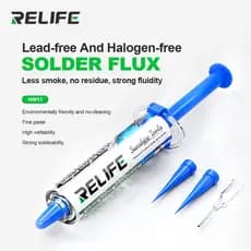 RELIFE HW11 Fluxo De Solda Sem Halogênio Chumbo , Baixa Fumaça , Limpeza , Pasta De Alta Isolamento Para Reparo De Placa