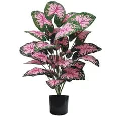 Folha Rosa Vasos De Plantas Falsas Artificiais Decoração Flor Artificial Simulação Ornamento Para De Casa Festa Casamento Decorar