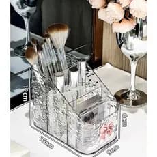 Porta Maquiagem Organizador De Acrílico Transparente Batom Cosméticos Make Multiuso