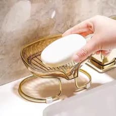 Porta sabonete para banheiro lavabo suporte de sabonete em barra anti respingo/Entrega Rápida