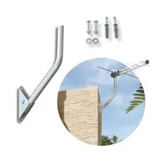 Suporte para Antena Digital Externa (Mastro Articulado) Flexivel Com Bucha e Parafusos
