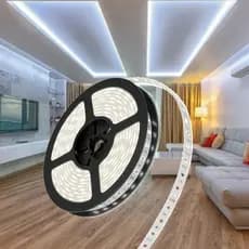 Fita Super Led Rolo 5m 3528 12v Branco Frio Para Espelhos - Cabeceiras - Prateleiras - Balcões de Cozinha