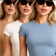 Blusinha Super Confortável Com Muita Elasticidade Veste Do P ao GG