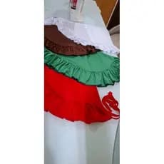 Saída Praia Feminina com Babado Estilo Pareô