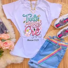 T-shirt Camissa Estampa Estilosa p ao gg