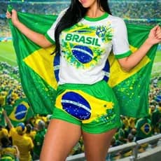 Blusa feminina do Brasil, manga curta, confeccionada em algodão macio, estilosa, estampada e super confortável.