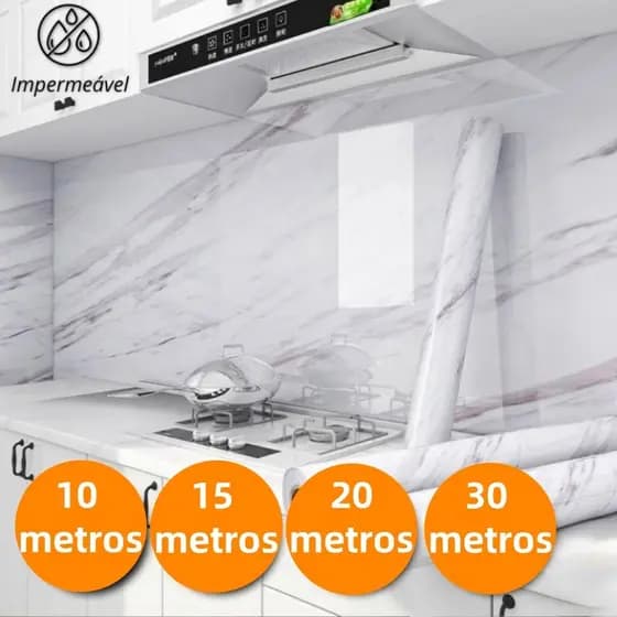 Adesivos de Cozinha Resistente a Agua/Óleo/Fogo/Alta Temperatura - Usável em fogão/armário/porta Inovação com Filme hot