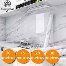 Adesivos de Cozinha Resistente a Agua/Óleo/Fogo/Alta Temperatura - Usável em fogão/armário/porta Inovação com Filme hot