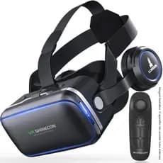 Óculos VR Realidade Virtual Lorben 3D Com Fone Ouvido Estéreo e Controle Remoto