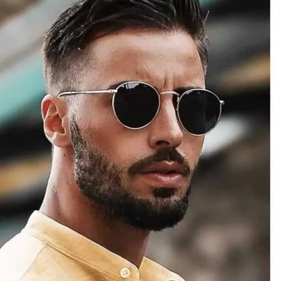 Óculos De Sol Masculino Moldura Metálica Redondos Inspire Chicago Estilo Retro Unissex Proteção UV 400 Vintage