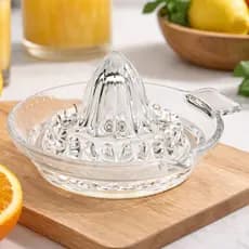 Espremedor de Frutas de Cristal Vidro Lyor Sucos Mesa Posta Cozinha Premium