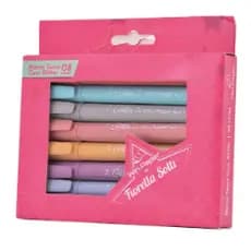 Marca Texto Com Glitter 8 Cores - Win Paper