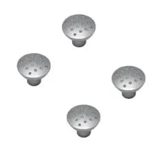 Kit 4 Puxadores ABS Time Alumínio Fosco 26mm para Gavetas e Móveis Modernos