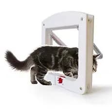 Passagem Porta Pet Portinha Para Gato Ou Cão Com 4 Em 1