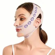 Máscara Modeladora Lifting Facial Efeito Facial Lifting para Contorno do Rosto Queixo e Mandíbula