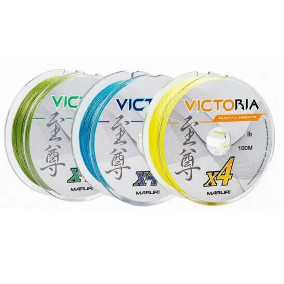 Linha de Pesca Multifilamento Maruri Victoria 4X - Macia e Resistente