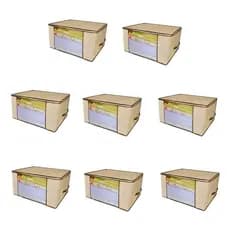 Organizador Guarda Roupa Multiuso Kit 8x Unidades 60x45x30