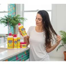 Kit Capilar Babelo Tutti Frutti - Shampoo + Condicionador + Splay Desembaraçante + Mascara Condicionante