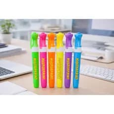 CANETA MARCA TEXTO NEON SLIM KIT C/6 CORES MP 610 - MASTERPRINT