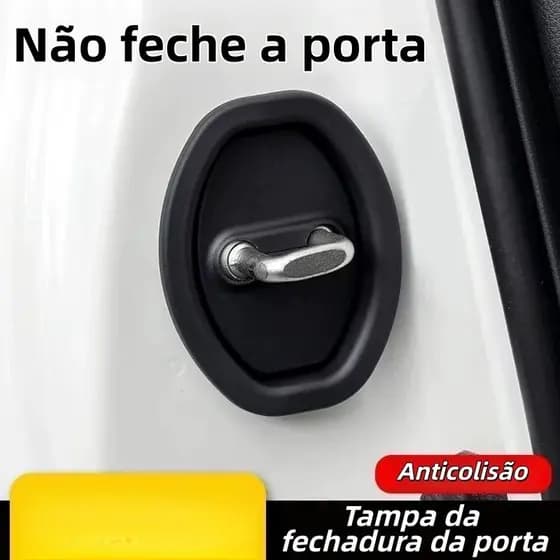 Kit 2/4 Protetor de Porta de Carro em Silicone Anti-Choque e Anti-Risco - Acessório para Carro Durável e Prático wt