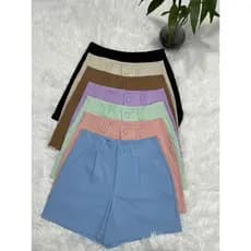 Shorts formais femininos marrante limaomoda