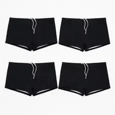 Kit C/4 Sungas Masculina forrada modelo boxer com Proteção Uv +50 com Cordão Ajuste