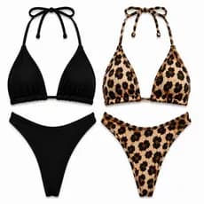 Kit 2 Biquínis Cortininha Feminino Praia Piscina Alta Qualidade