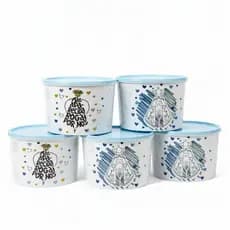 Kit de Potes Herméticos para Cozinha organização 2 ou 5 peças 2 litros BPA Free