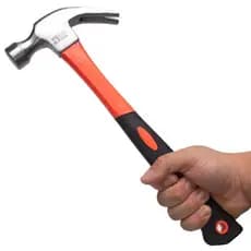 Martelo Unha Profissional Com Cabo Emborrachado Cabeça 27mm/34mm  Portátil—W-15