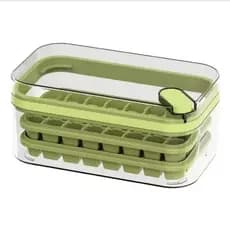 Conjunto de formas de gelo em silicone com caixa, material seguro para alimentos--1062