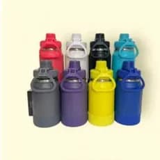 Garrafa Térmica Portátil de 350/800ml para Bebidas Quentes e Frias em Aço Inoxidável