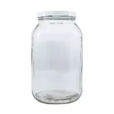 6 Pote de 3 Litros de Vidro com Tampa Metálica. Ideal para Kombucha e Conservas em Geral