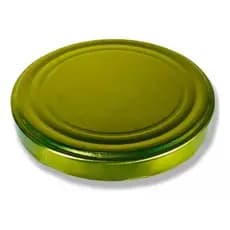 6 Tampa Metálica Dourada 113mm. Ideal Para Pote de Vidro de 2 e 3 Litros.