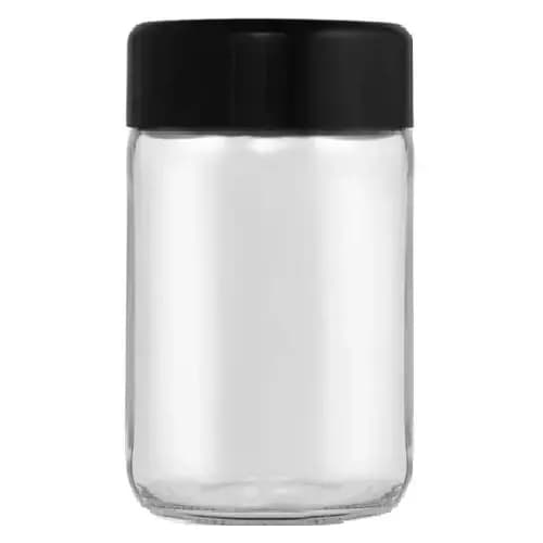 2 Potes de 600ml de Vidro Com Tampa de Plástico. Ideal Para Armazenar Temperos, Conservas e Grãos.