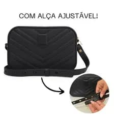 Bolsa Feminina BERLIM Flecha, Smaller & Lisa Alça Ajustável Modelo Blogueira  Promoção