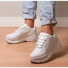 Tênis Feminino Buffalo Sneaker Tenis Plataforma Blogueira Branco