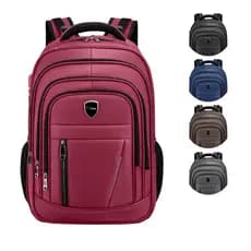 Mochila Unissex Cadeado Cabo de Aço Resistente Água Bolso Secreto Escola Trabalho Cabo USB Bag